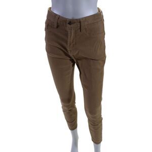 Jen 7 By 7 For All Mankind Women's Midrise Skinny Denim Pants Brown Size 4